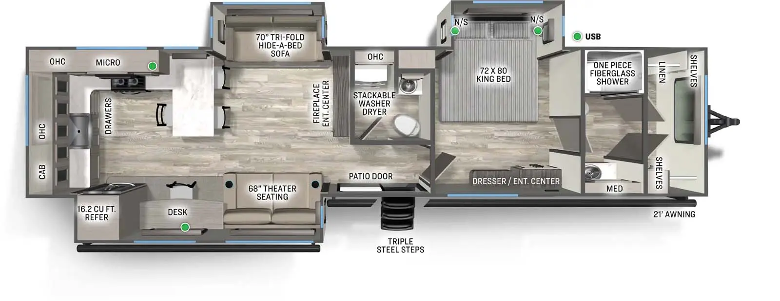 396RKLR Floorplan Image